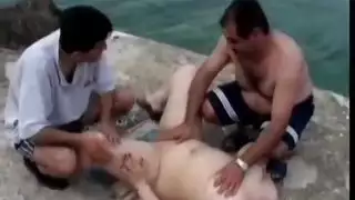 جنس شاطئ صريح مع جمال عربي
